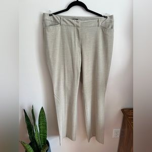 Worthington - Tan Linen Curvy Fit Perfect Trouser
